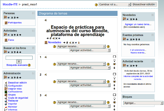 Bloques con edición activada