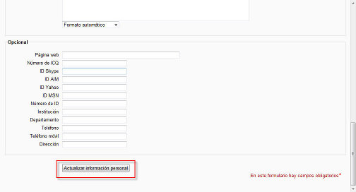 Configuración de la cuenta de administrador, tercera parte