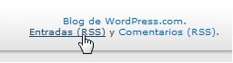 Entradas (RSS)