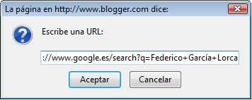 Escribe una URL