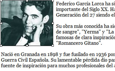 Artículo de Federico García Lorca