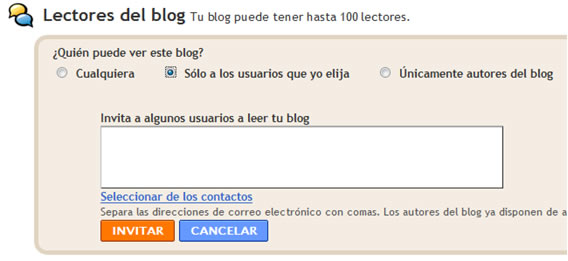 Lectores del blog