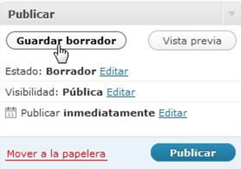 Guardar borrador