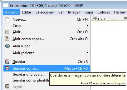Guardar como