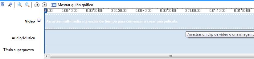 Línea del tiempo MOVIE MAKER