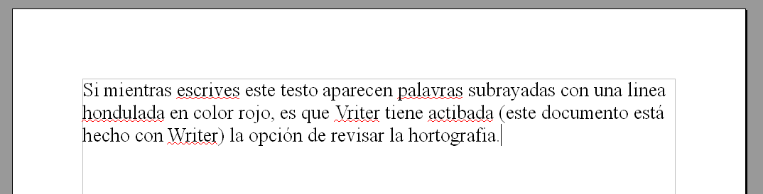 Texto con faltas de ortografía