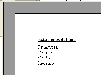 Lista de las estaciones del año