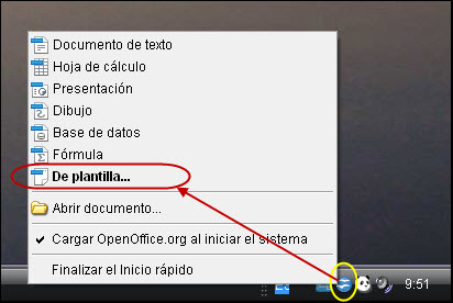 Inicio rápido de OpenOffice 