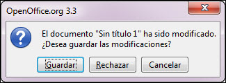 Cuadro de cierre sin guardar