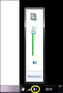 Control de volumen de Windows