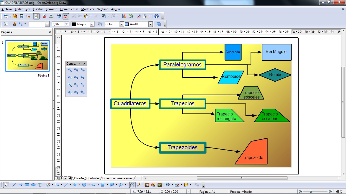 Esquema con conectores