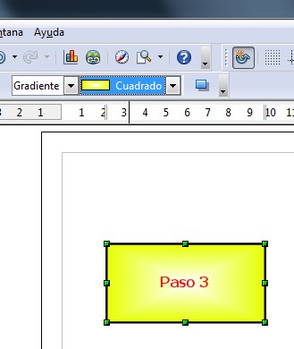 Figura 4.3 Rellenar con gradiente