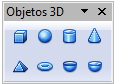 Barra Objetos 3D