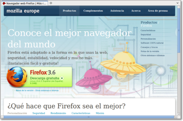 Descargar Firefox para Linux