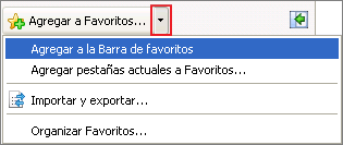 Agregar a la Barra de favoritos