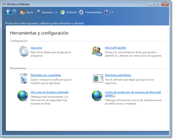 Herramientas y configuración